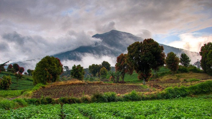 Kerinci mount sumatra volcano